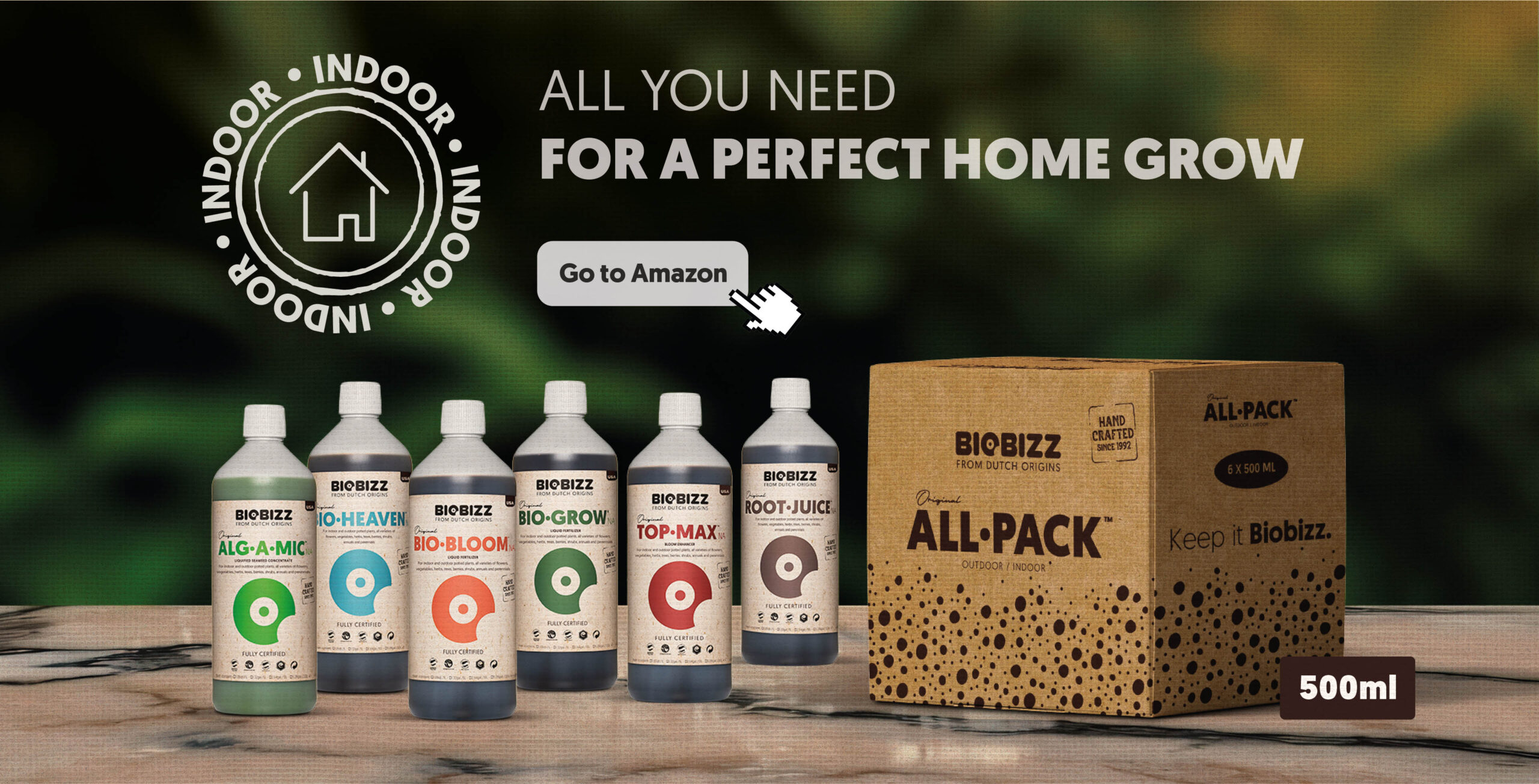 Biobizz All-Pack Indoor, available on Amazon